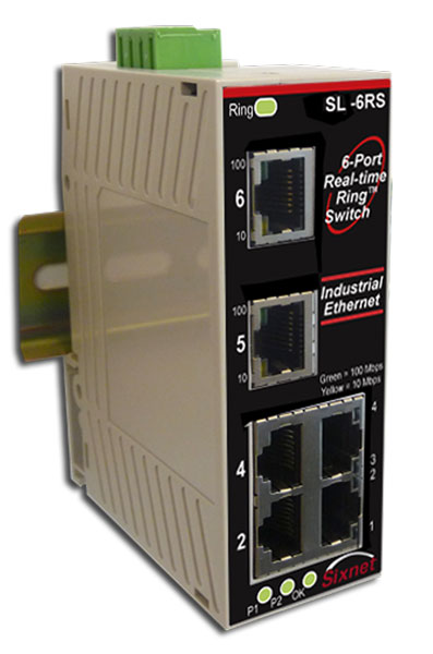 SIXNET DIN Rail Ethernet Switch ( SL-6RS-1-D1 ) SIXNET DIN Rail Ethernet Switch ( SL-6RS-1-D1 )